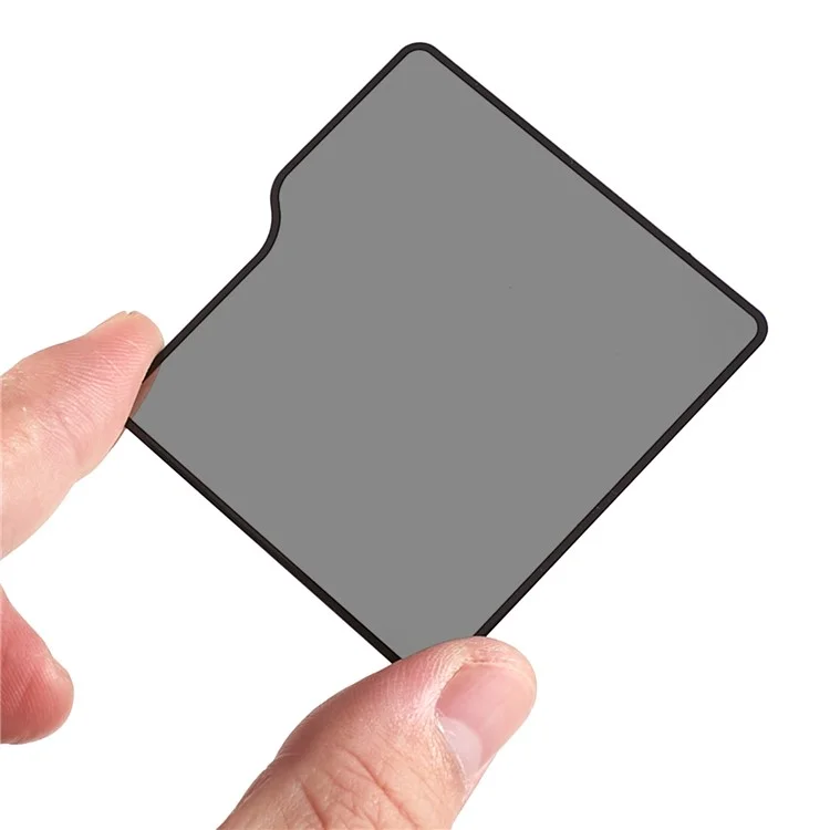 Für Samsung Galaxy Z Flip5 5G Full Coverage Side Glue Tempered Glass Film Silk Printing Anti-Spy Back Screen Protector
