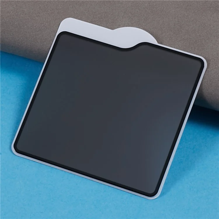 For Samsung Galaxy Z Flip5 5G Anti-spy Back Screen Protector Scratch Proof Tempered Glass Film - with Silk Printing Edge