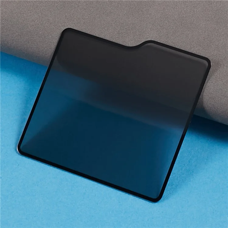 For Samsung Galaxy Z Flip5 5G Anti-spy Back Screen Protector Scratch Proof Tempered Glass Film - with Silk Printing Edge