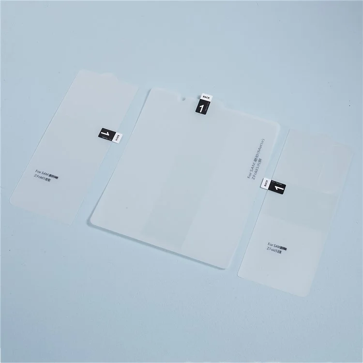 1 Set TPU + PET Hydrogel-Film für Samsung Galaxy Z Fold5 5G, Full Cover Innen + Vorne + Rückseite + Seite Matte Schutzfolie