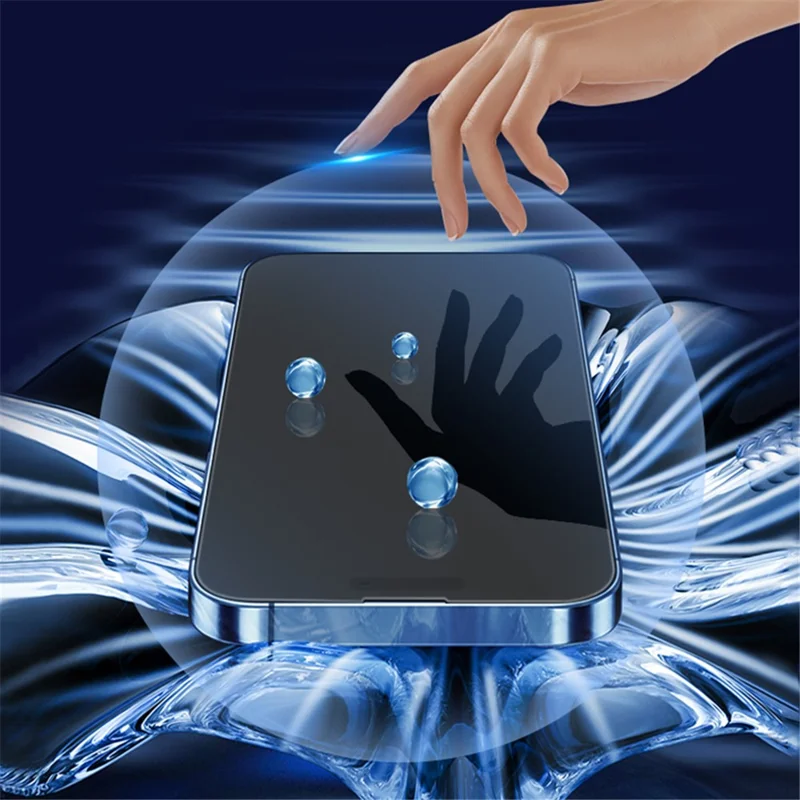 X-LEVEL For iPhone 16 / 15 / 14 Pro Phone Full Screen Protector Silk Printing Full Glue 2.5D Tempered Glass Film