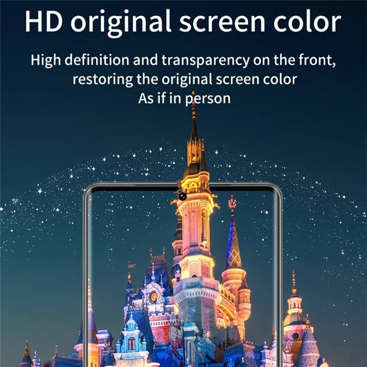 For Google Pixel 7 Pro 5G Side Glue Full Screen Protector Scratch-Resistant Curved HD Clear Tempered Glass Film