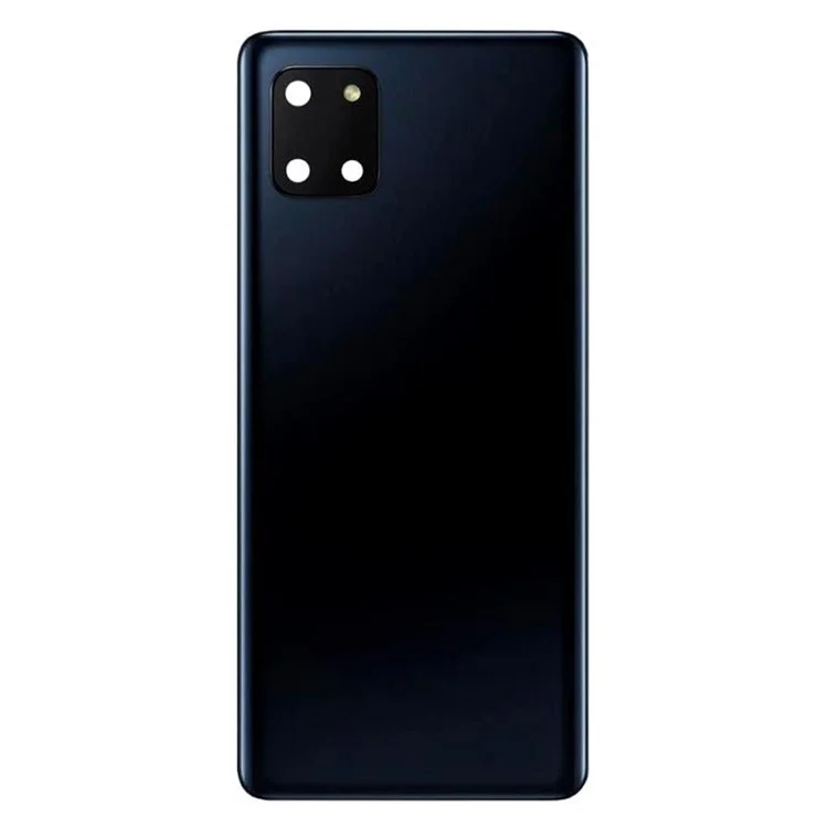 Pour Samsung Galaxy Note10 Lite 4G N770 Boîtier de batterie avec autocollant adhésif + Couvercle de l'objectif de la caméra - Noir