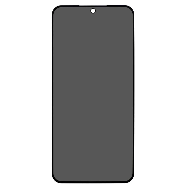 For Samsung Galaxy S23 FE Full Coverage Tempered Glass Film Silk Printing Anti-Spy Screen Protector (Side Glue)