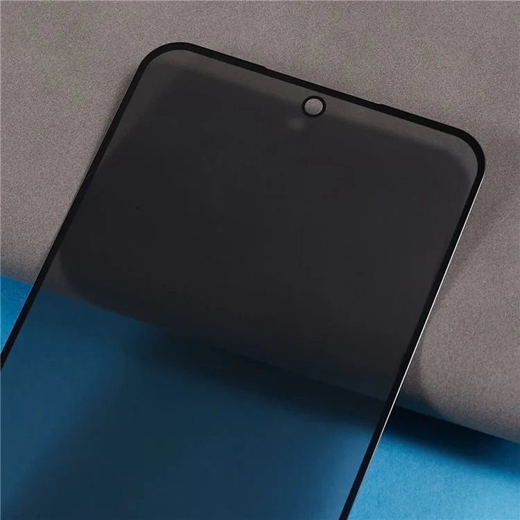 For Samsung Galaxy S23 FE Full Coverage Tempered Glass Film Silk Printing Anti-Spy Screen Protector (Side Glue)