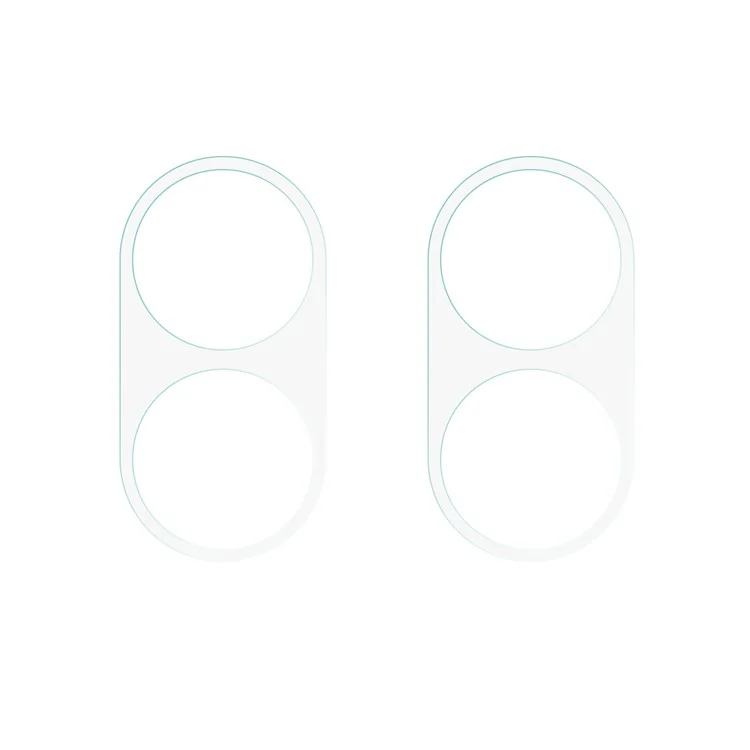 2 Pièces Gratuites pour Nothing Phone (2) Protecteur d'Objectif d'Appareil Photo 3D Arc Edge Anti-Rayures Verre Trempé Film de Lentille