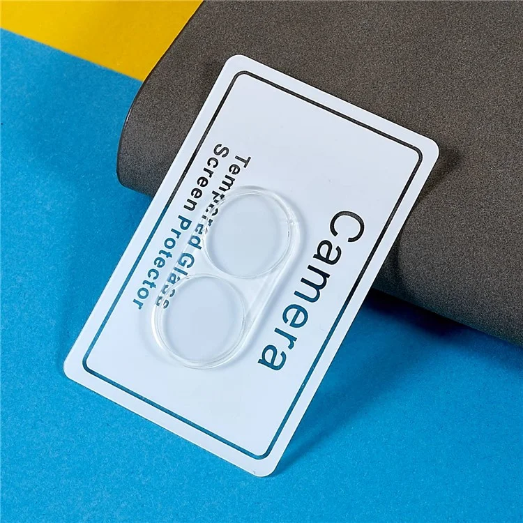 2 Pièces Gratuites pour Nothing Phone (2) Protecteur d'Objectif d'Appareil Photo 3D Arc Edge Anti-Rayures Verre Trempé Film de Lentille