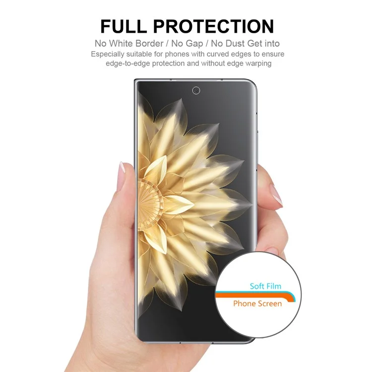 ENKAY HAT PRINCE For Honor Magic V2 5G 1 Set Full Screen Protector 2-in-1 Full Glue TPE+PET+TPU Screen Film