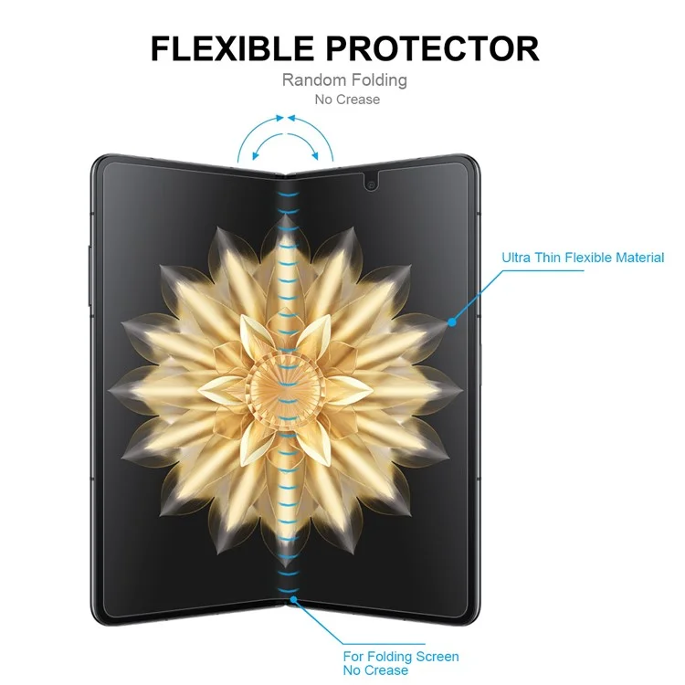 ENKAY HAT PRINCE Para Honor Magic V2 5G 1 Conjunto Protetor de Tela Completo 2 em 1 Filme de Tela Completo Adesivo TPE+PET+TPU