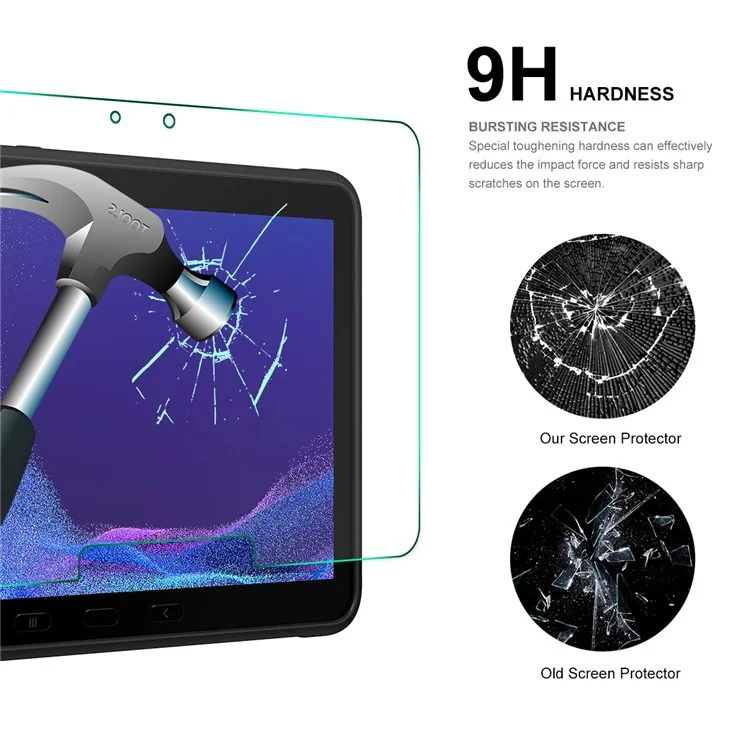 ENKAY HAT PRINCE For Samsung Galaxy Tab Active5 Pro / Active4 Pro / Active Pro Screen Protector 0.33mm 9H 2.5D High Aluminium-Silicon Glass Film