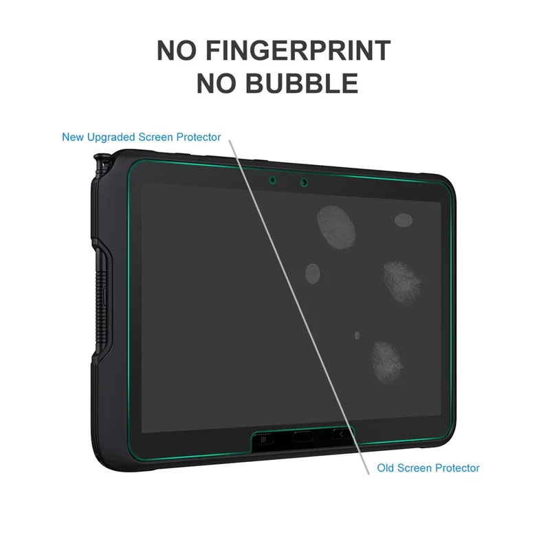 ENKAY HAT PRINCE 2Pcs For Samsung Galaxy Tab Active5 Pro / Active4 Pro / Active Pro 0.33mm 9H Screen Protector HD High Aluminium-Silicon Glass Film
