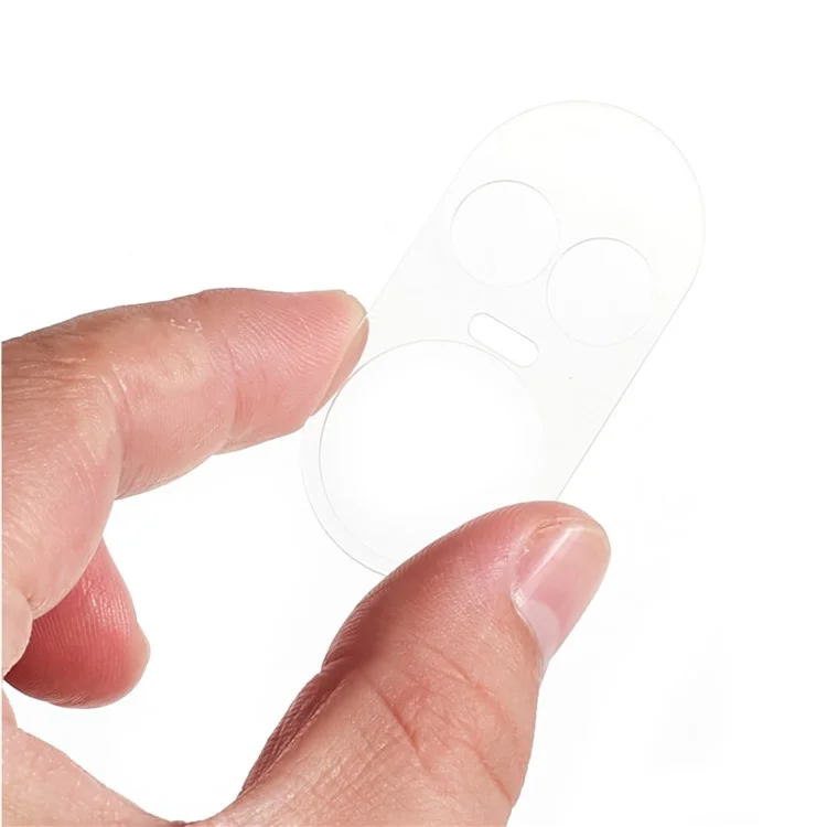 2Peças Para Oppo Reno10 Pro 5G (Global) / Reno10 5G (Global) Protetor de Lente de Câmera de Borda Curva 3D Antipoeira Película de Vidro Temperado Traseira