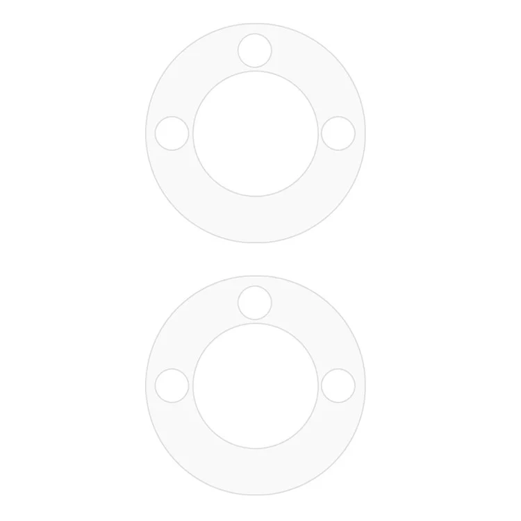 2Pcs For Honor X60 5G / X50 / X9b 5G Anti-Scratch Camera Lens Protector 3D Arc Edge Tempered Glass Rear Lens Film