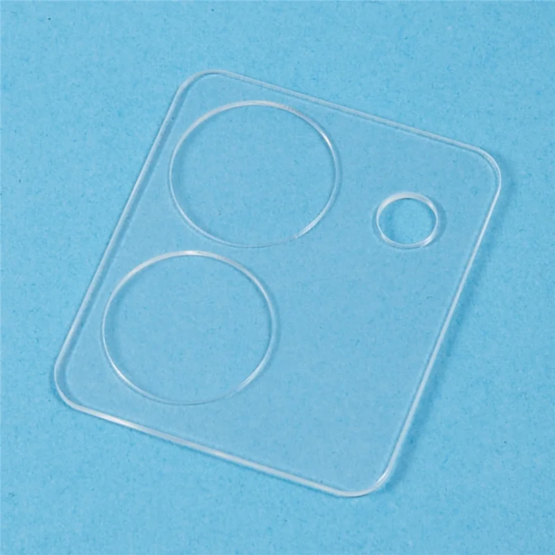 2Pcs For vivo Y36 5G (Global) / Y78 5G (China) Transparent Tempered Glass Camera Lens Protector 3D Arc Edge Lens Film