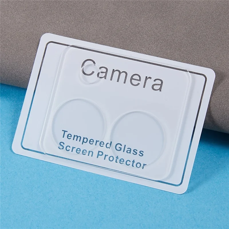 2Pcs For vivo Y36 5G (Global) / Y78 5G (China) Transparent Tempered Glass Camera Lens Protector 3D Arc Edge Lens Film