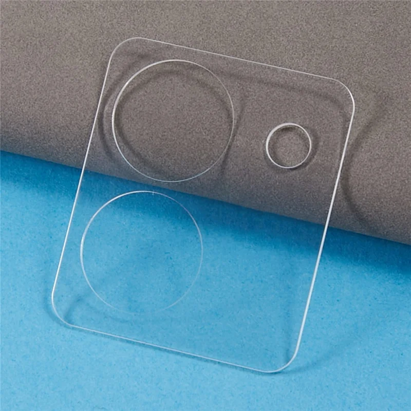 2Pcs For vivo Y36 5G (Global) / Y78 5G (China) Transparent Tempered Glass Camera Lens Protector 3D Arc Edge Lens Film