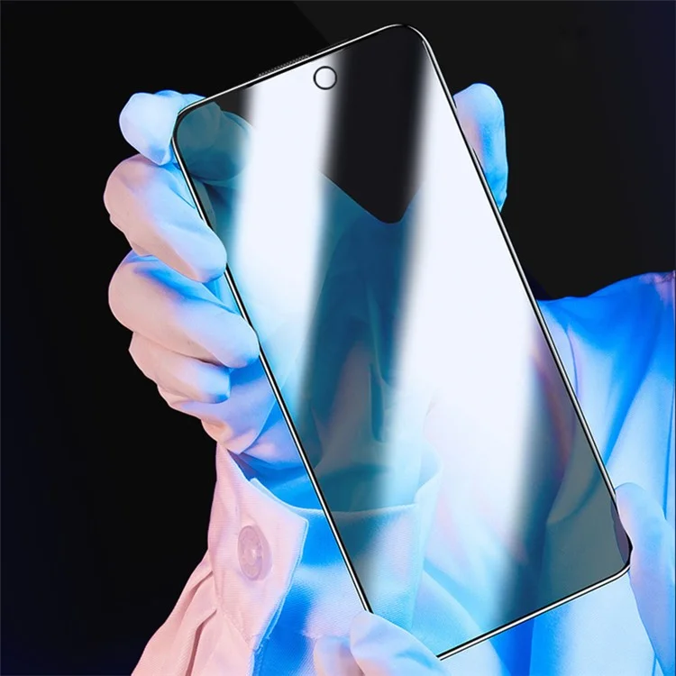 X-LEVEL For iPhone 14 Pro Max / 15 Plus Anti-spy Full Screen Protector 2.5D Silk Printing Full Glue Tempered Glass Film