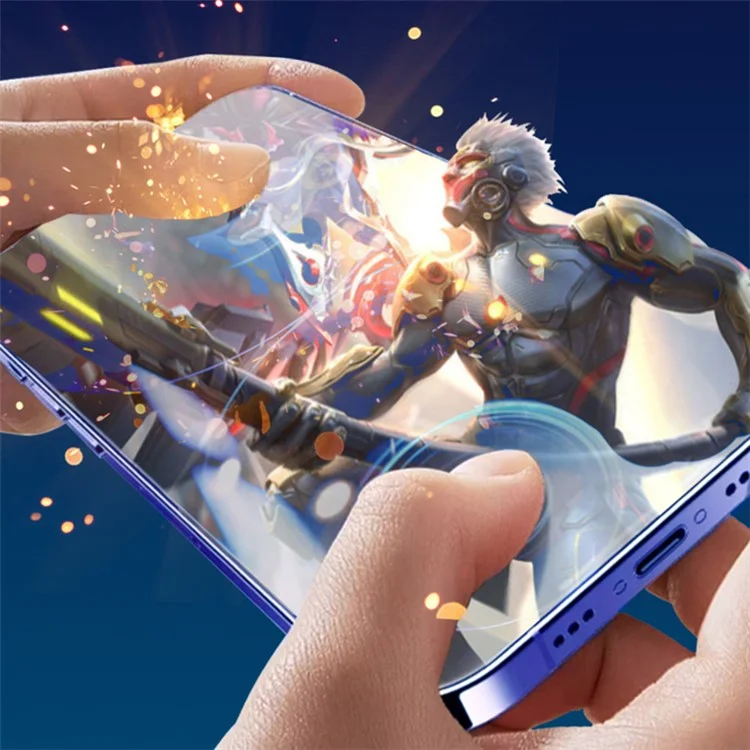 X-LEVEL For iPhone 14 Pro Max / 15 Plus Anti-spy Full Screen Protector 2.5D Silk Printing Full Glue Tempered Glass Film