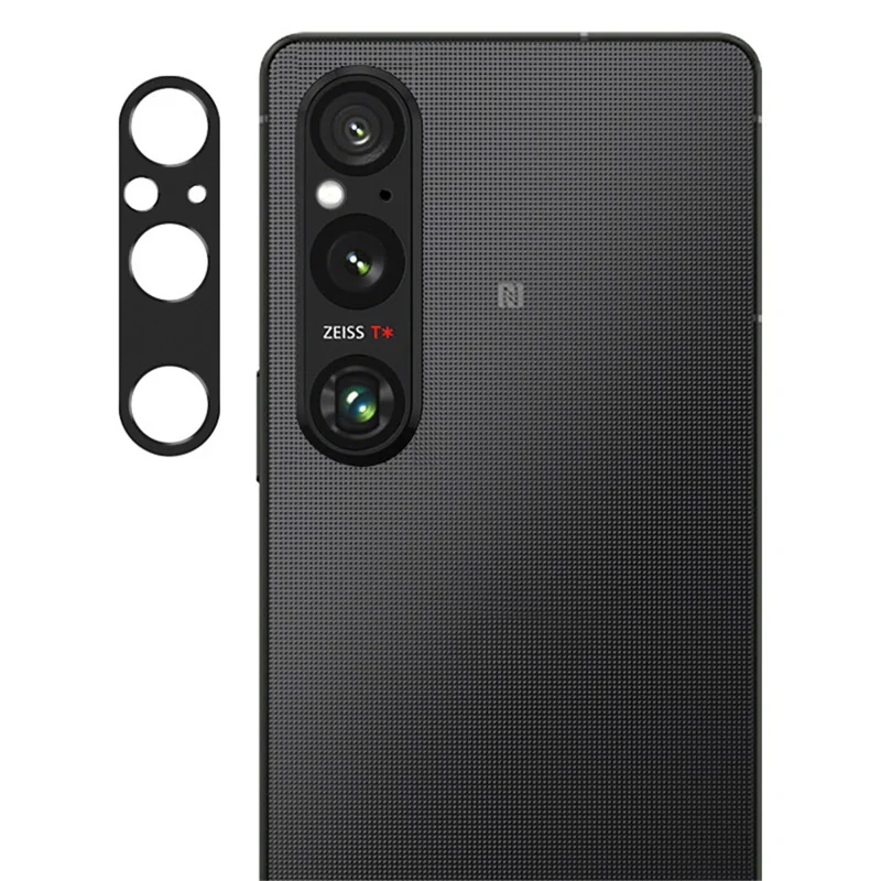 IMAK For Sony Xperia 1 V Metal Camera Lens Protector Anti-scratch Camera Lens Bezel Cover