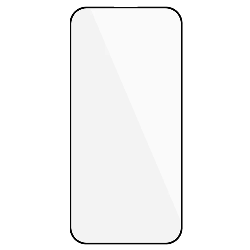 D Pro 9H Hardness Screen Protector per iPhone 15 Plus, Vetro Temperato Copertura Totale Stampa Seta Film Trasparente
