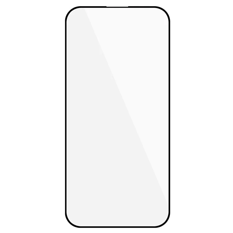 D Pro For iPhone 15 Protector de pantalla con impresión de seda HD Vidrio templado 9H Película resistente