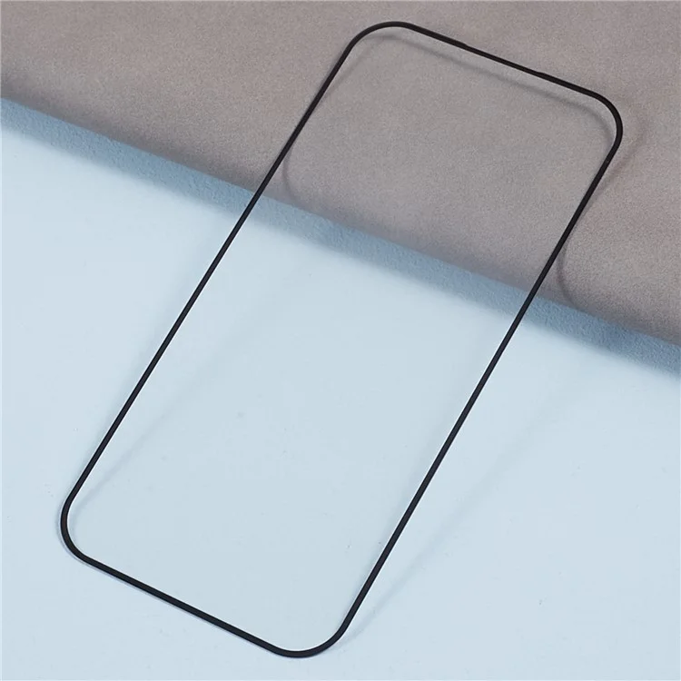 D Pro For iPhone 15 Protector de pantalla con impresión de seda HD Vidrio templado 9H Película resistente