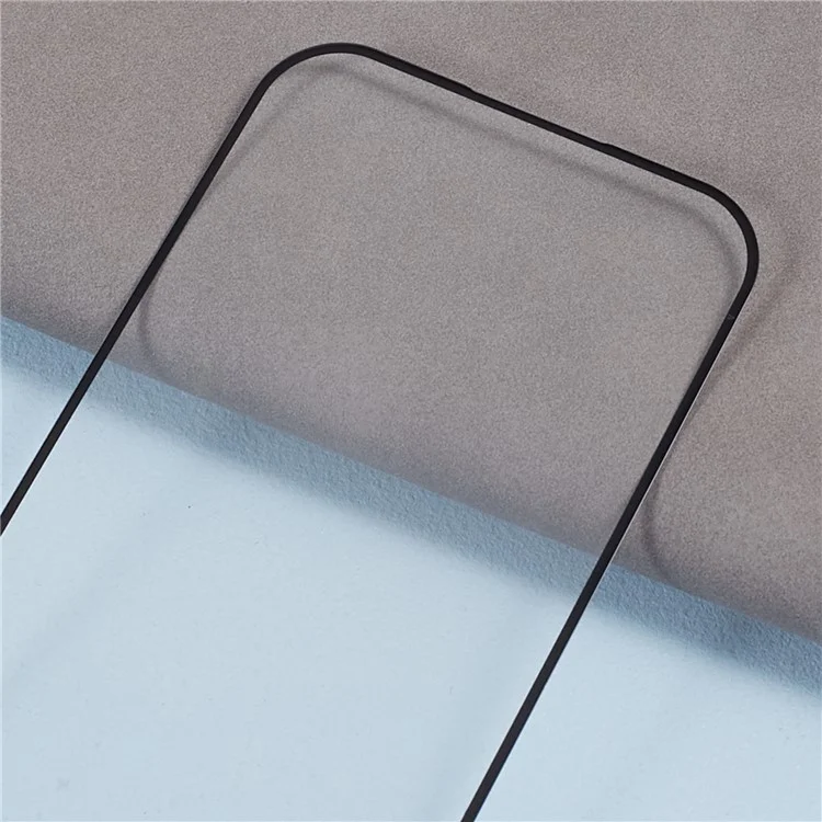 D Pro For iPhone 15 Protector de pantalla con impresión de seda HD Vidrio templado 9H Película resistente