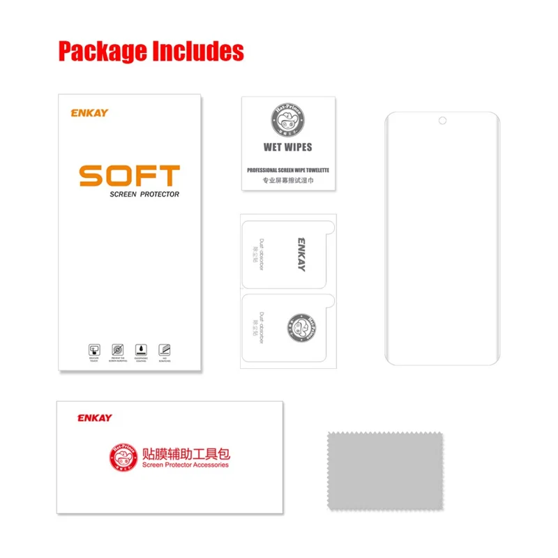 ENKAY HAT PRINCE For Honor 90 3D Curved Screen Protector Hot Bending PET Full Coverage HD Film