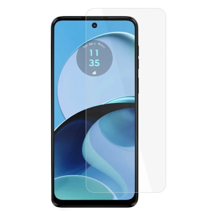 AMORUS For Motorola Moto G14 4G Anti-explosion Screen Protector 2.5D Arc Edge High Aluminum-silicon Glass Film