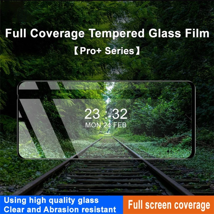 IMAK Pro+ Series For Xiaomi Redmi 12 5G (Global) / Poco M6 Pro 5G Tempered Glass Anti-scratch Film Phone Full Screen Protector