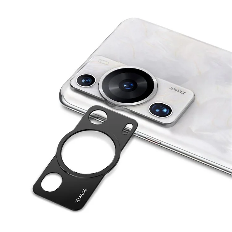 IMAK For Huawei P60 Pro Phone Camera Lens Protector Rear Lens Metal Bezel Back Cover