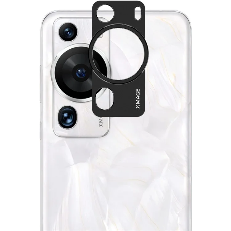 IMAK For Huawei P60 Pro Phone Camera Lens Protector Rear Lens Metal Bezel Back Cover