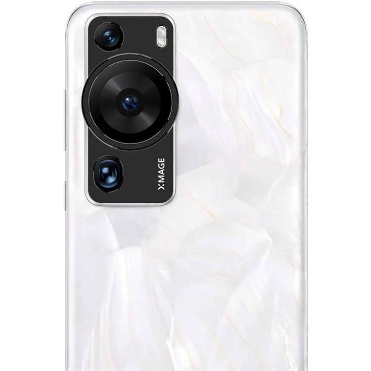 IMAK For Huawei P60 Pro Phone Camera Lens Protector Rear Lens Metal Bezel Back Cover
