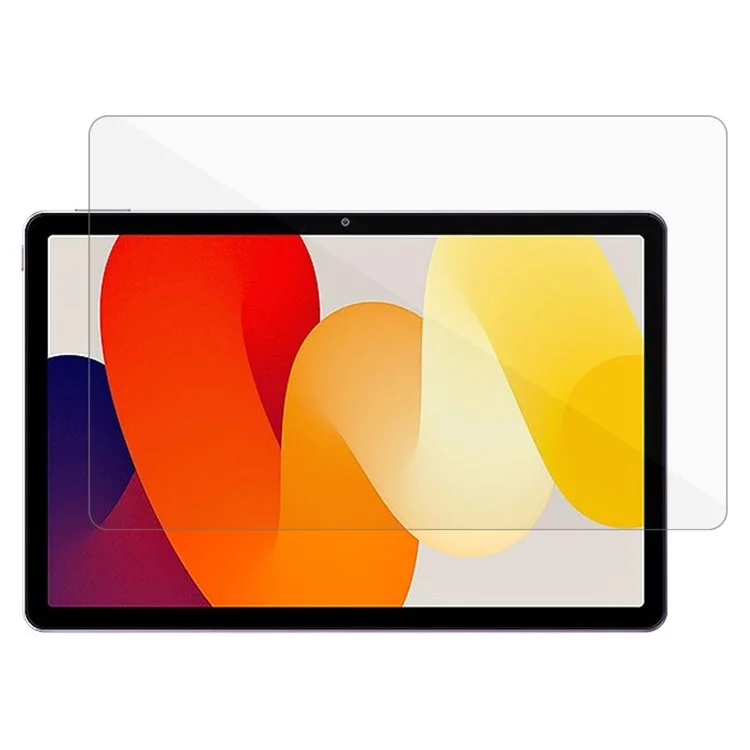 Protector de pantalla para Xiaomi Redmi Pad SE de 0,3 mm de borde curvo, transparente y de vidrio templado antiarañazos