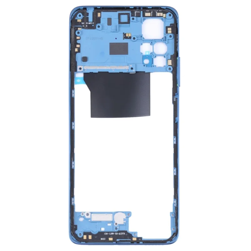 For Xiaomi Redmi Note 11 Pro 4G (MediaTek) 2201116TG 2201116TI OEM Middle Housing Plate Frame Part (without Logo) - Dark Blue