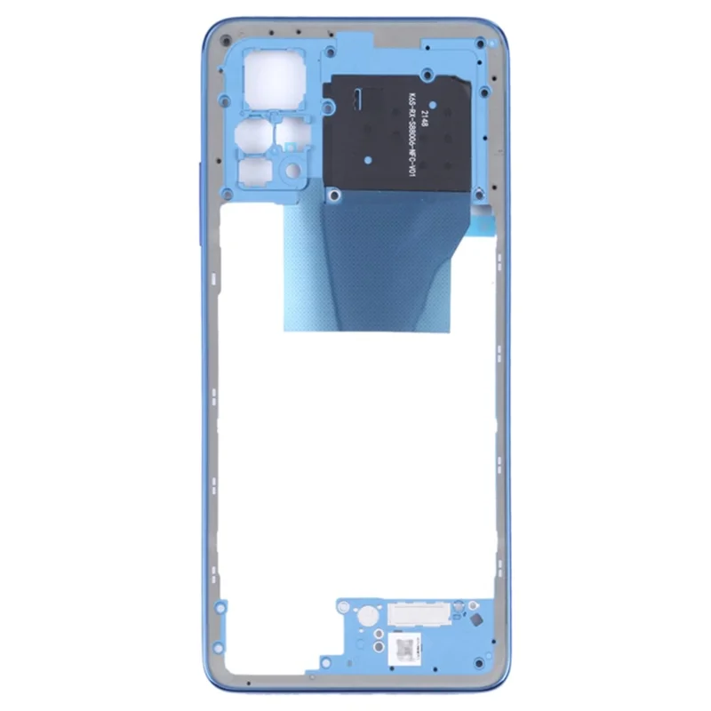 For Xiaomi Redmi Note 11 Pro 4G (MediaTek) 2201116TG 2201116TI OEM Middle Housing Plate Frame Part (without Logo) - Dark Blue
