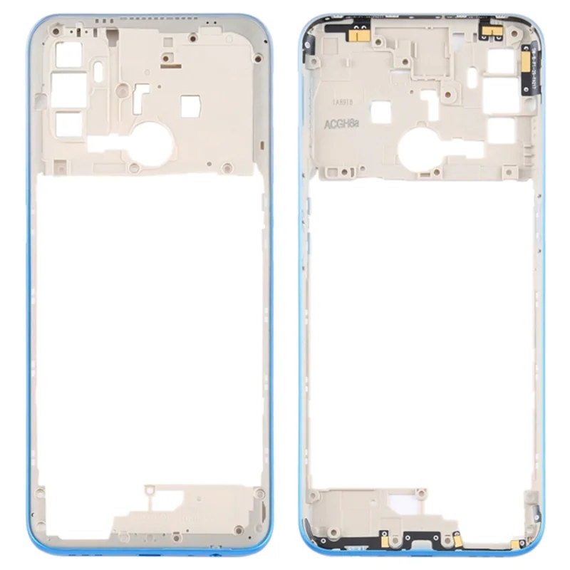 For Oppo A53 (2020) / A53s 4G / A32 (2020) / A33 (2020) OEM Middle Housing Plate Frame Replacement Part (without Logo) - Blue