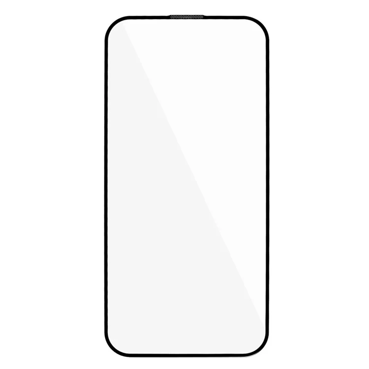 Per iPhone 15 Plus Silk Print Full Coverage Tempered Glass Film Full Glue 9D Anti-scratch Screen Protector