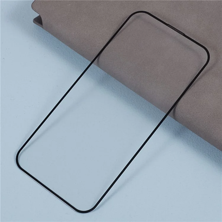 Per iPhone 15 Plus Silk Print Full Coverage Tempered Glass Film Full Glue 9D Anti-scratch Screen Protector