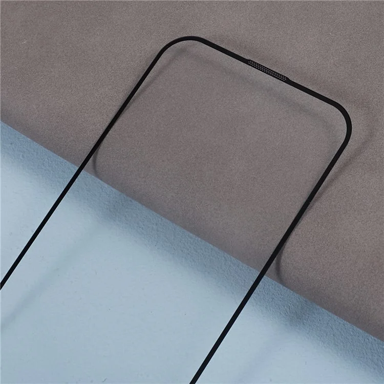 Per iPhone 15 Plus Silk Print Full Coverage Tempered Glass Film Full Glue 9D Anti-scratch Screen Protector