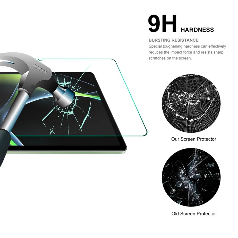 ENKAY HAT PRINCE Für Realme Pad 2 9H 2.5D Tablet-Bildschirmschutz 0,33 mm hochwertiger Aluminium-Silizium-Glasfilm