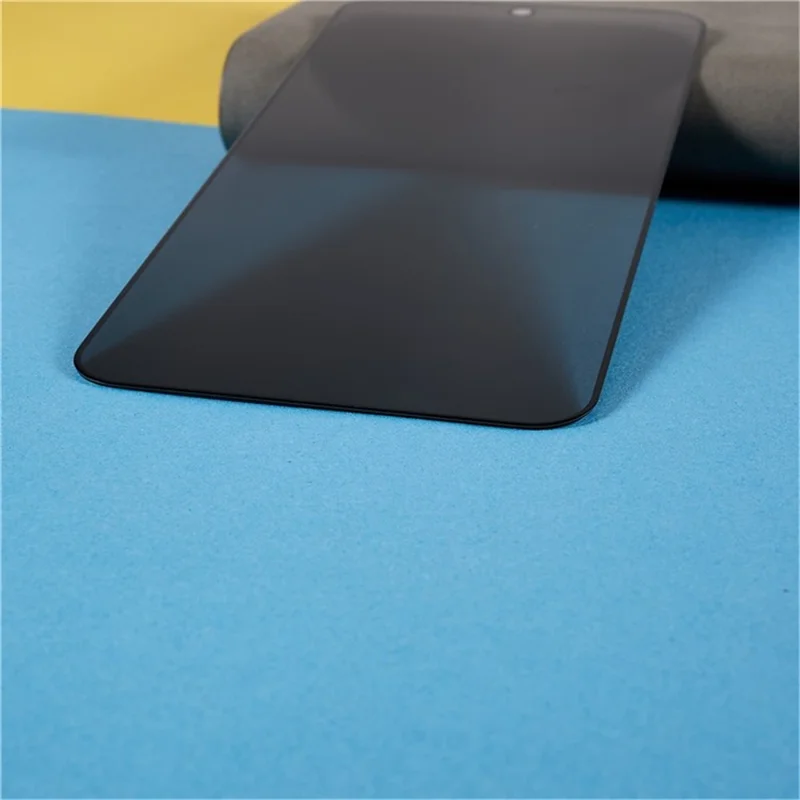 For iPhone 15 Pro 360 Degrees Anti-spy Film Full Glue Tempered Glass Complete Cover Screen Protector