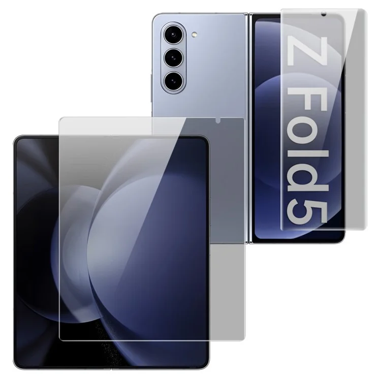 IMAK Anti-spy TPU Hydrogel Film III For Samsung Galaxy Z Fold5 5G Front + Inside Full Screen Protector