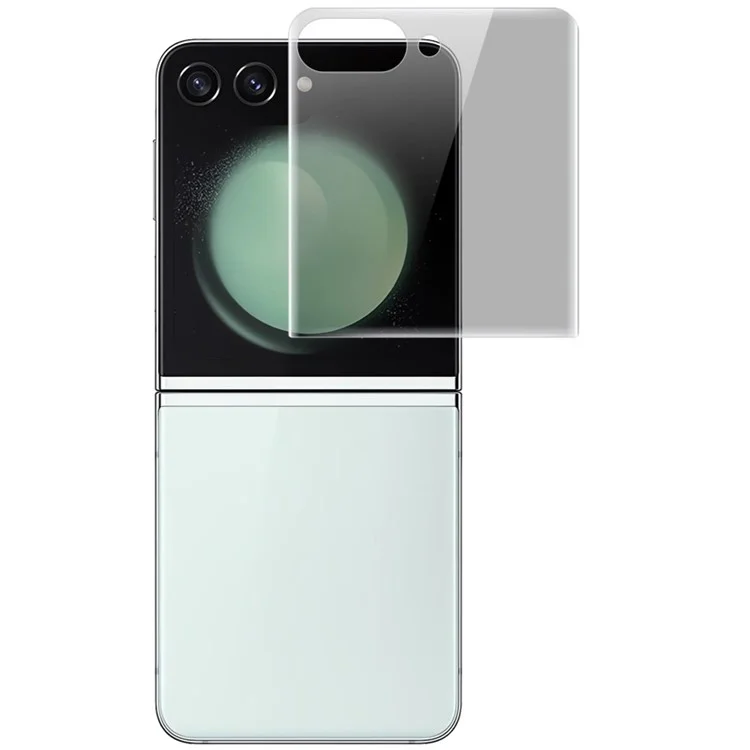 Película de hidrogel antiesía IMAK III para Samsung Galaxy Z Flip5 5G Protector de pantalla frontal + posterior Pequeña pantalla Protector de película TPU