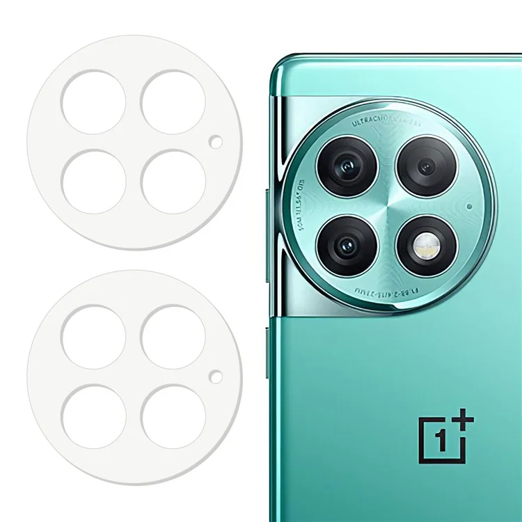 2 Pièces Pour OnePlus Ace 2 Pro 5G Anti-rayures Protecteur d'objectif de caméra Bord Arc 3D Verre trempé Film d'objectif