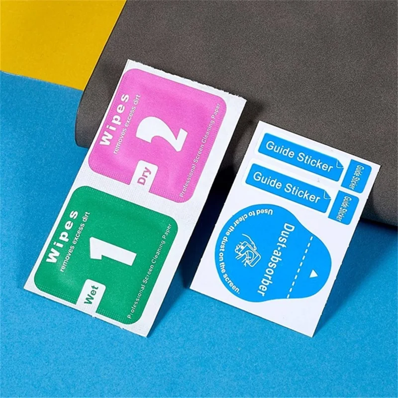 RURIHAI 10Pcs Phone Screen Protector per iPhone 15 Pro, 0,18 mm 2,5D Bordo Arc Vetro Ultra Chiaro Film in Alluminio-silicio ad Alta Resistenza