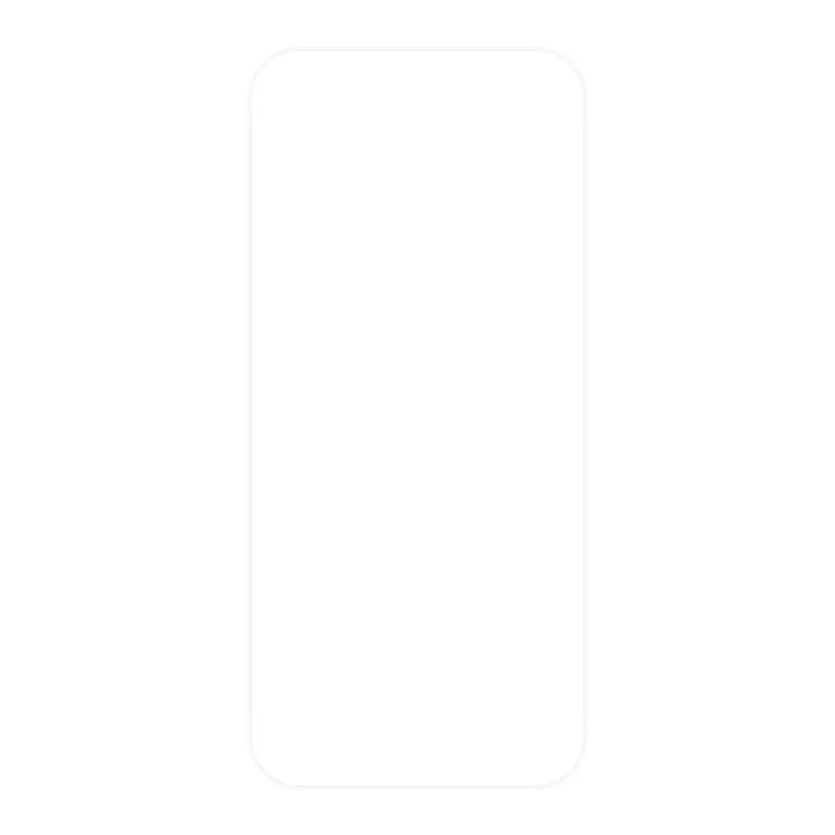 RURIHAI 10Pcs 0.18mm Protecteur d'écran de téléphone pour iPhone 15, Bord incurvé 2,5D Colle complète Pellicule en verre haute teneur en aluminium-silicium