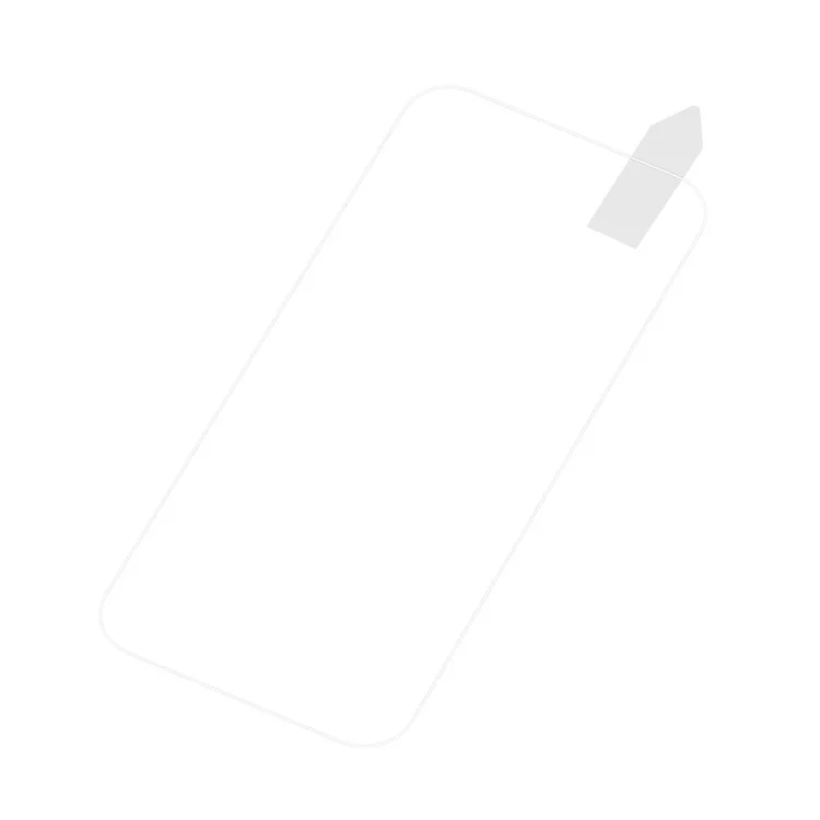 RURIHAI 10Pcs 0.18mm Protecteur d'écran de téléphone pour iPhone 15, Bord incurvé 2,5D Colle complète Pellicule en verre haute teneur en aluminium-silicium