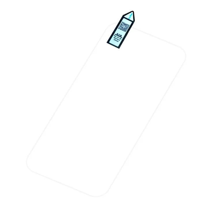 RURIHAI 10Pcs 0.18mm Protecteur d'écran de téléphone pour iPhone 15, Bord incurvé 2,5D Colle complète Pellicule en verre haute teneur en aluminium-silicium