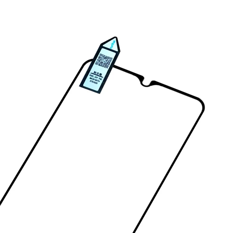 RURIHAI 10Pcs For TCL 40 SE Phone Screen Protector 2.5D 0.26mm High Aluminum-silicon Glass Secondary Hardening Film
